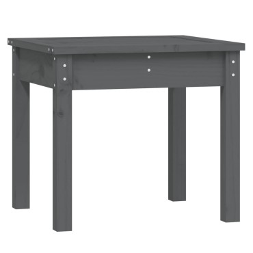 vidaXL Παγκάκι Κήπου Γκρι 50x44x45cm από Μασίφ Ξύλο Πεύκου 1 τεμ.