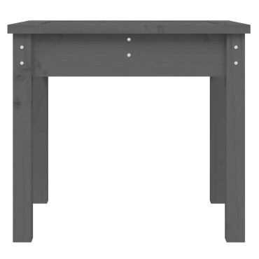 vidaXL Παγκάκι Κήπου Γκρι 50x44x45cm από Μασίφ Ξύλο Πεύκου 1 τεμ.