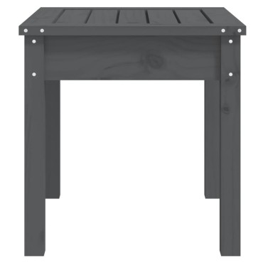 vidaXL Παγκάκι Κήπου Γκρι 50x44x45cm από Μασίφ Ξύλο Πεύκου 1 τεμ.