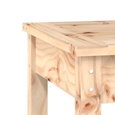 vidaXL Παγκάκι Κήπου 80x44x45cm από Μασίφ Ξύλο Πεύκου 1 τεμ.