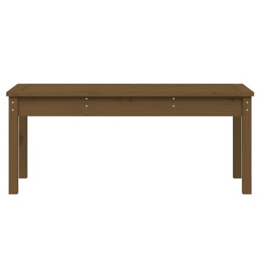 vidaXL Πάγκος Κήπου Μελί 109x44x45cm από Μασίφ Ξύλο Πεύκου