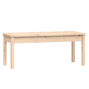 vidaXL Παγκάκι Κήπου 109x44x45cm από Μασίφ Ξύλο Πεύκου 1 τεμ.