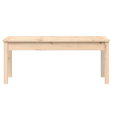 vidaXL Παγκάκι Κήπου 109x44x45cm από Μασίφ Ξύλο Πεύκου 1 τεμ.