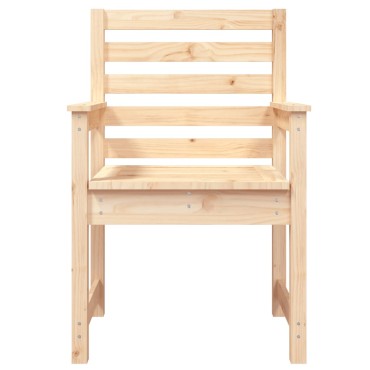 vidaXL Καρέκλες Κήπου 2 τεμ. 60x48x91cm Μασίφ Ξύλο Πεύκου