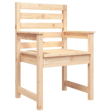 vidaXL Καρέκλες Κήπου 2 τεμ. 60x48x91cm Μασίφ Ξύλο Πεύκου