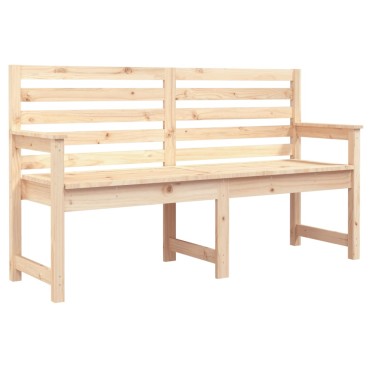 vidaXL Παγκάκι Κήπου 159,5x48x91,5cm από Μασίφ Ξύλο Πεύκου 1 τεμ.