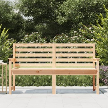 vidaXL Παγκάκι Κήπου 159,5x48x91,5cm από Μασίφ Ξύλο Πεύκου 1 τεμ.