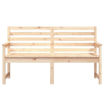 vidaXL Παγκάκι Κήπου 159,5x48x91,5cm από Μασίφ Ξύλο Πεύκου 1 τεμ.