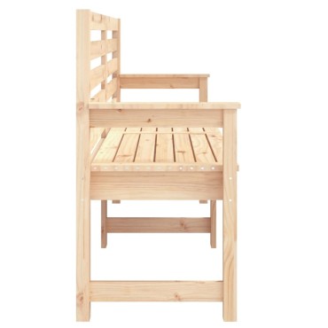 vidaXL Παγκάκι Κήπου 159,5x48x91,5cm από Μασίφ Ξύλο Πεύκου 1 τεμ.