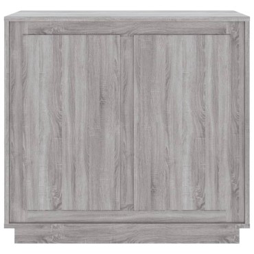 vidaXL Ντουλάπι Γκρι Sonoma 80x34x75cm από Επεξεργασμένο Ξύλο 1 τεμ.