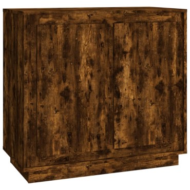 vidaXL Ντουλάπι Καπνιστή Δρυς 80x34x75cm από Επεξεργασμένο Ξύλο 1 τεμ.