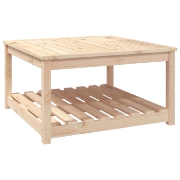 vidaXL Τραπέζι Κήπου 82,5x82,5x45cm από Μασίφ Ξύλο Πεύκου 1 τεμ.
