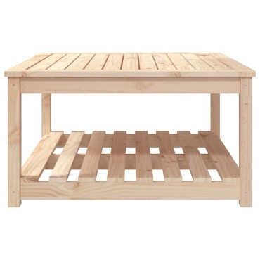 vidaXL Τραπέζι Κήπου 82,5x82,5x45cm από Μασίφ Ξύλο Πεύκου 1 τεμ.