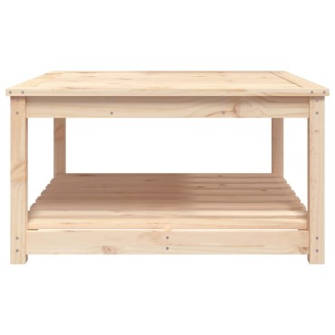 vidaXL Τραπέζι Κήπου 82,5x82,5x45cm από Μασίφ Ξύλο Πεύκου 1 τεμ.