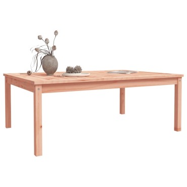 vidaXL Τραπέζι Κήπου 121x82,5x45cm από Μασίφ Ξύλο Ψευδοτσούγκας 1 τεμ.