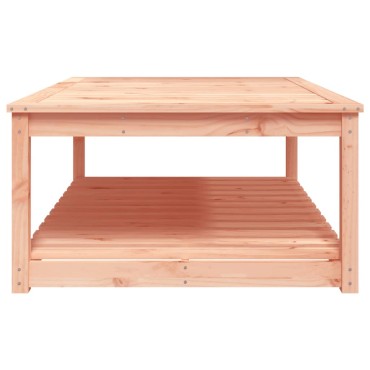 vidaXL Τραπέζι Κήπου 121x82,5x45cm από Μασίφ Ξύλο Ψευδοτσούγκας 1 τεμ.