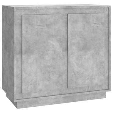 vidaXL Ντουλάπι Γκρι Σκυροδέματος 80x34x75cm Επεξεργασμένο Ξύλο 1 τεμ.