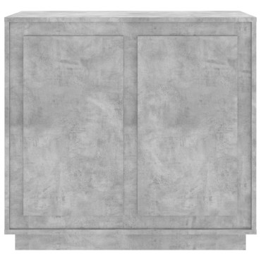 vidaXL Ντουλάπι Γκρι Σκυροδέματος 80x34x75cm Επεξεργασμένο Ξύλο 1 τεμ.