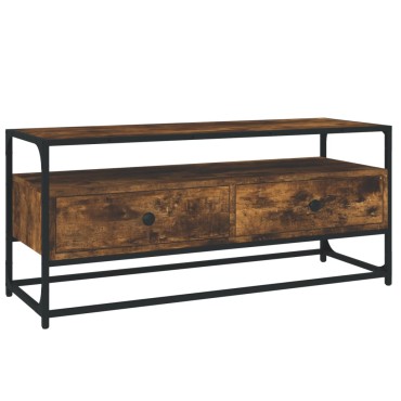 vidaXL Έπιπλο Τηλεόρασης Καπνιστή Δρυς 100x35x45cm Επεξ. Ξύλο