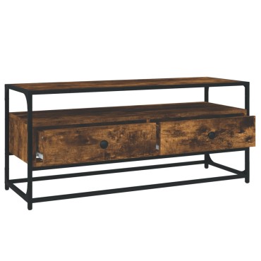 vidaXL Έπιπλο Τηλεόρασης Καπνιστή Δρυς 100x35x45cm Επεξ. Ξύλο