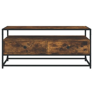 vidaXL Έπιπλο Τηλεόρασης Καπνιστή Δρυς 100x35x45cm Επεξ. Ξύλο