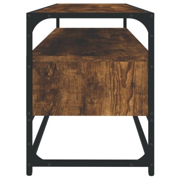 vidaXL Έπιπλο Τηλεόρασης Καπνιστή Δρυς 100x35x45cm Επεξ. Ξύλο