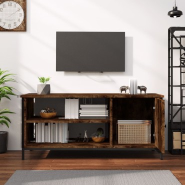 vidaXL Έπιπλο Τηλεόρασης Καπνιστή Δρυς 100x40x45cm Επεξ. Ξύλο