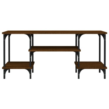 vidaXL Έπιπλο Τηλεόρασης Καφέ Δρυς 102x35x45,5cm Επεξεργασμένο Ξύλο