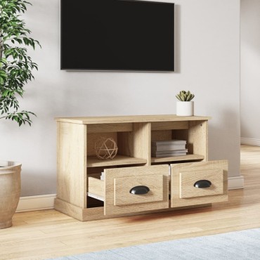 vidaXL Έπιπλο Τηλεόρασης Sonoma Δρυς 80x35x50cm Επεξ. Ξύλο