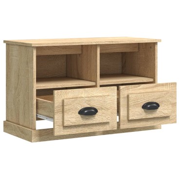 vidaXL Έπιπλο Τηλεόρασης Sonoma Δρυς 80x35x50cm Επεξ. Ξύλο