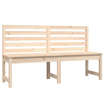 vidaXL Παγκάκι Κήπου από Μασίφ Ξύλο Πεύκου 157,5x48x91,5cm 1 τεμ.