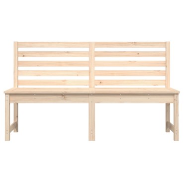 vidaXL Παγκάκι Κήπου από Μασίφ Ξύλο Πεύκου 157,5x48x91,5cm 1 τεμ.