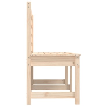 vidaXL Παγκάκι Κήπου από Μασίφ Ξύλο Πεύκου 157,5x48x91,5cm 1 τεμ.
