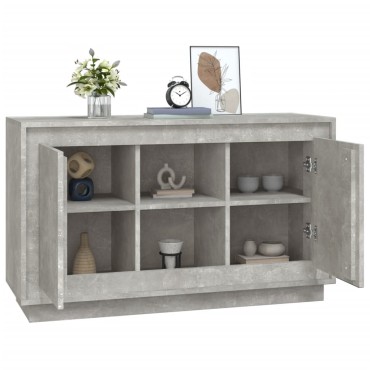 vidaXL Ντουλάπι Γκρι Σκυροδέματος 102x35x60cm Επεξεργασμένο Ξύλο 1 τεμ.
