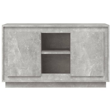vidaXL Ντουλάπι Γκρι Σκυροδέματος 102x35x60cm Επεξεργασμένο Ξύλο 1 τεμ.