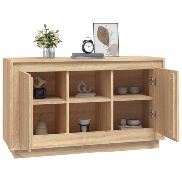 vidaXL Συρταριέρα Sonoma Δρυς 102x35x60cm Επεξεργασμένο Ξύλο 1 τεμ.