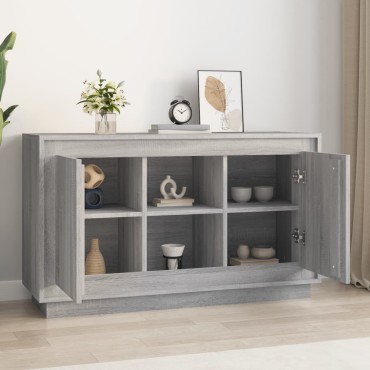 vidaXL Ντουλάπι Γκρι Sonoma 102x35x60cm από Επεξεργασμένο Ξύλο 1 τεμ.