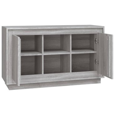 vidaXL Ντουλάπι Γκρι Sonoma 102x35x60cm από Επεξεργασμένο Ξύλο 1 τεμ.