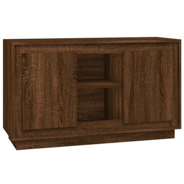 vidaXL Μπουφές Μαύρο 102x35x60cm από Επεξεργασμένο Ξύλο 1 τεμ.