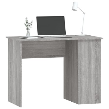 vidaXL Γραφείο Γκρι Sonoma 100x55x75cm από Επεξεργασμένο Ξύλο 1 τεμ.