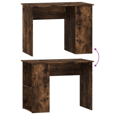 vidaXL Γραφείο Καπνιστή Δρυς 100x55x75cm από Επεξεργασμένο Ξύλο 1 τεμ.