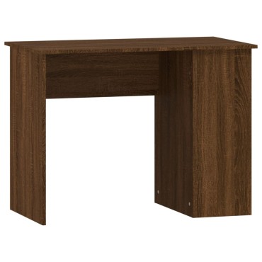 vidaXL Γραφείο Καφέ Δρυς 100x55x75cm από Επεξεργασμένο Ξύλο 1 τεμ.