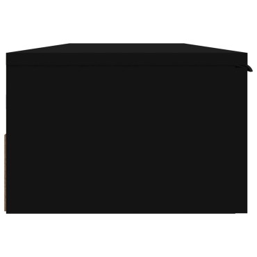 vidaXL Ντουλάπι Τοίχου Μαύρο 102x30x20cm από Επεξεργασμένο Ξύλο 1 τεμ.