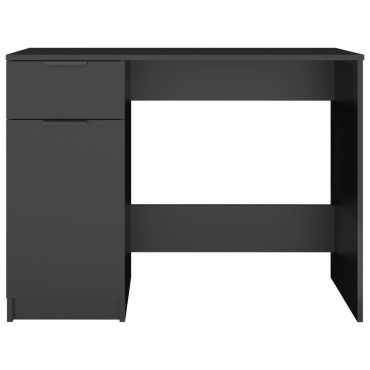vidaXL Γραφείο Μαύρο 100x50x75cm από Επεξεργασμένο Ξύλο 1 τεμ.