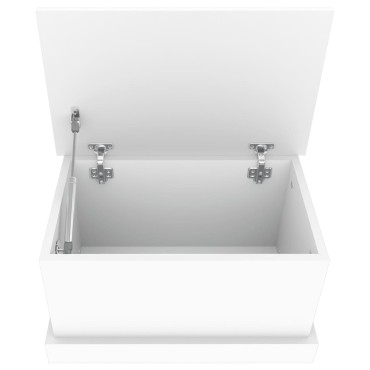 vidaXL Κουτί Αποθήκευσης Λευκό 50x30x28cm από Επεξεργασμένο Ξύλο 1 τεμ.