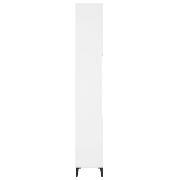 vidaXL Ντουλάπι Μπάνιου Λευκό 30x30x190cm από Επεξεργασμένο Ξύλο