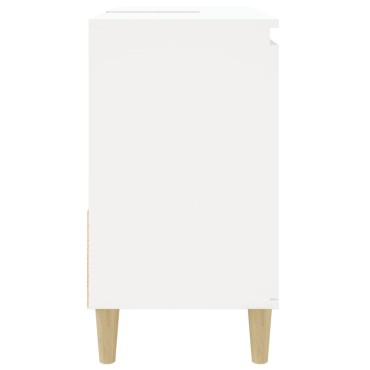vidaXL Ντουλάπι Μπάνιου Λευκό 65x33x60cm από Επεξεργασμένο Ξύλο 1 τεμ.
