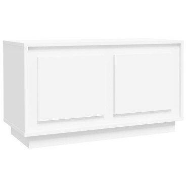 vidaXL Έπιπλο Τηλεόρασης Λευκό 80x35x45cm από Επεξεργασμένο Ξύλο