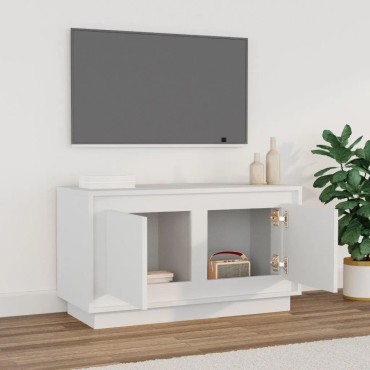 vidaXL Έπιπλο Τηλεόρασης Λευκό 80x35x45cm από Επεξεργασμένο Ξύλο
