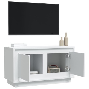 vidaXL Έπιπλο Τηλεόρασης Λευκό 80x35x45cm από Επεξεργασμένο Ξύλο